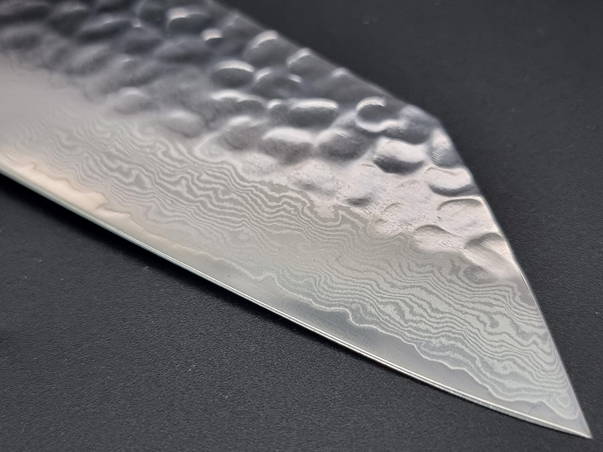 Sakai Takayuki VG10 33 Layer Hammered Damascus 190mm Kiritsuke Gyuto Japanese Knife with American Cherry Handle - The Sharp Chef