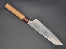 Sakai Takayuki VG10 33 Layer Hammered Damascus 190mm Kiritsuke Gyuto Japanese Knife with American Cherry Handle - The Sharp Chef
