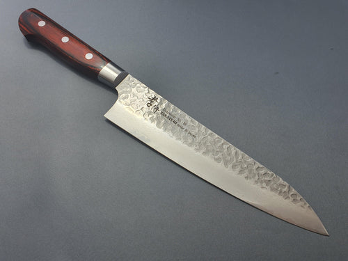 Sakai Takayuki VG10 33 Layer Hammered Damascus Gyuto 210mm - The Sharp Chef
