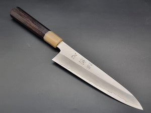 Satoshi Nakagawa Ginsan (Silver) 3 210mm Migaki Gyuto - The Sharp Chef