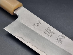 Satoshi Nakagawa Ginsan (Silver) 3 210mm Migaki Gyuto - The Sharp Chef
