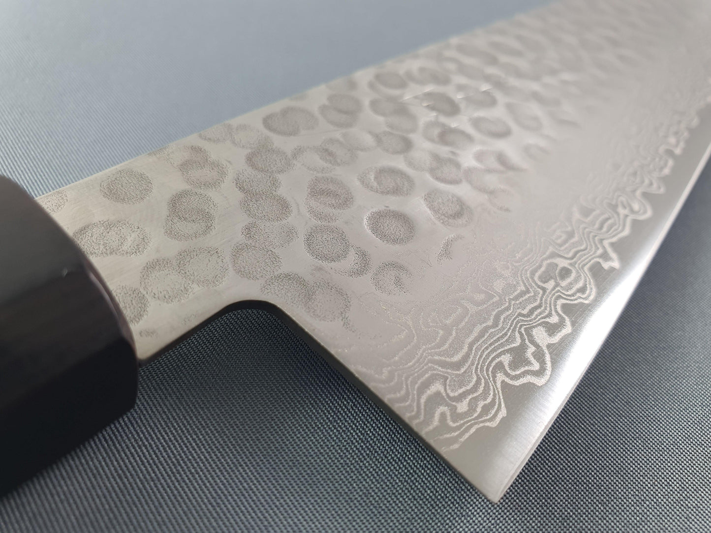 Seisuke Hamono AUS10 Hammered Damascus 240mm Gyuto - The Sharp Chef