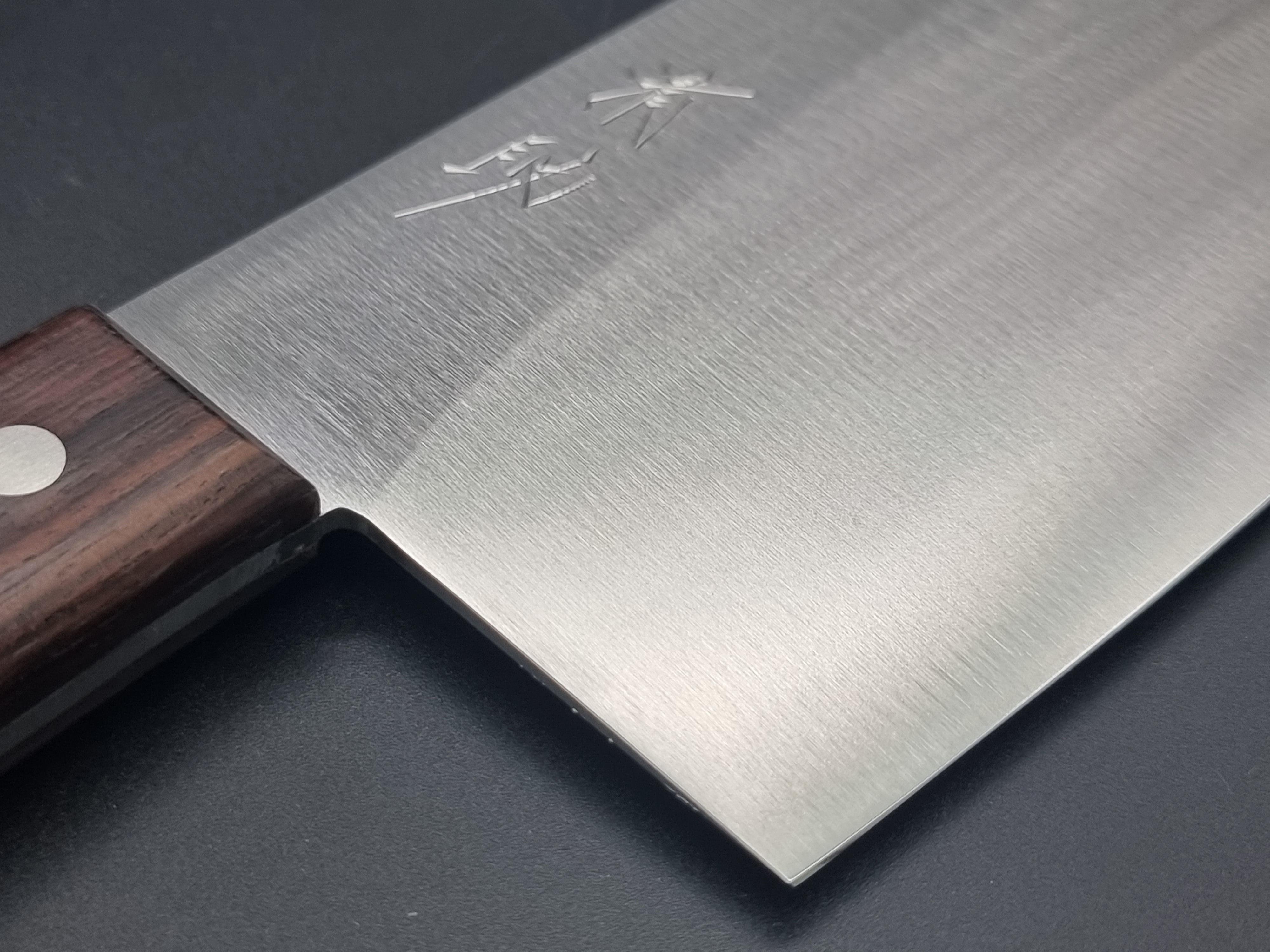 Seisuke VG10 Kasumitogi Chinese Cleaver 180mm Mahogany Handle – Seisuke  Knife