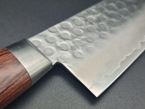 Seisuke Hamono Swedish Steel Hammered 165mm Santoku - The Sharp Chef