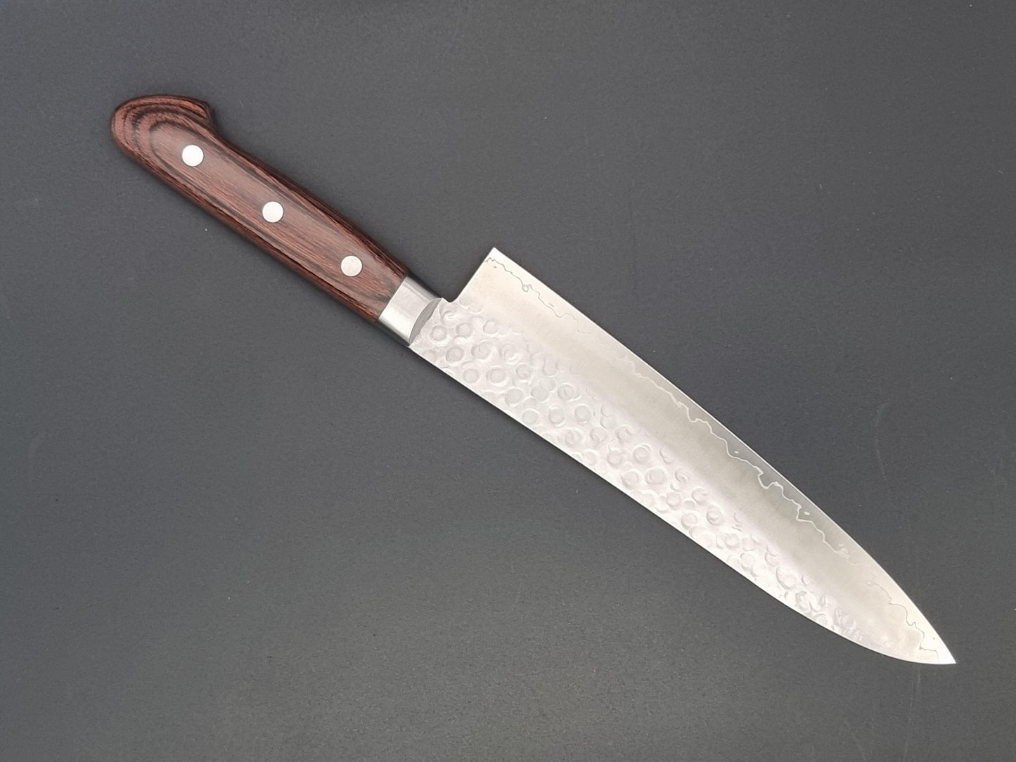 Seisuke Hamono Swedish Steel Hammered Gyuto 210mm - The Sharp Chef