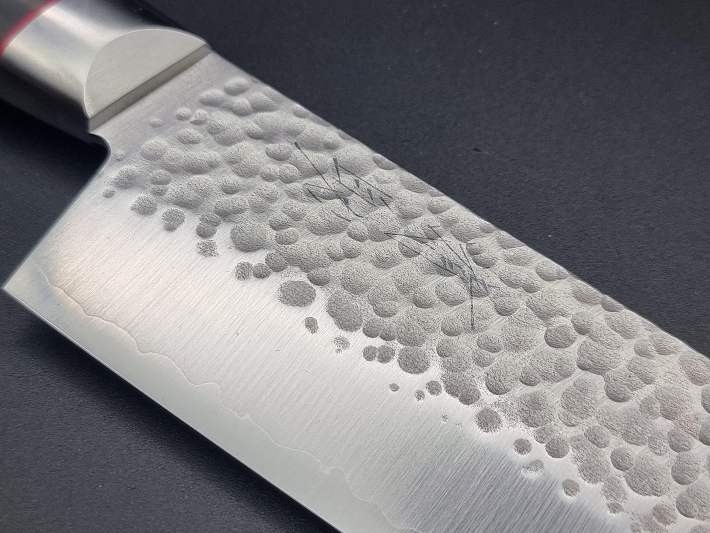 Seisuke Hamono VG10 Hammered 170mm Santoku - The Sharp Chef