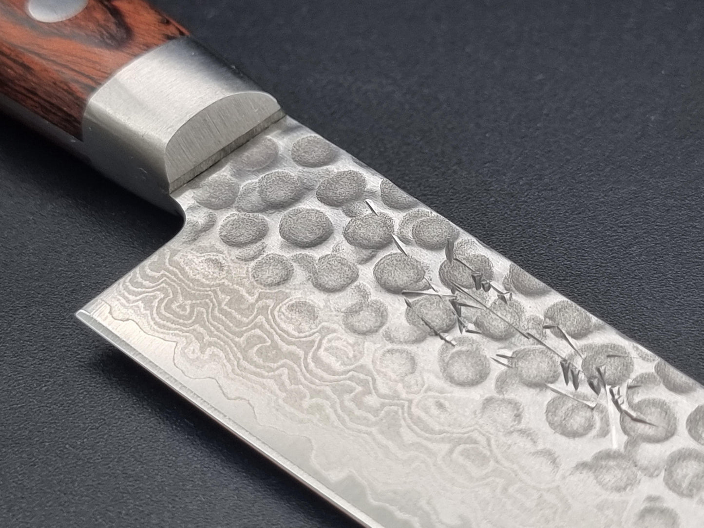 Seisuke Hamono VG10 Hammered Damascus 135mm Petty - The Sharp Chef