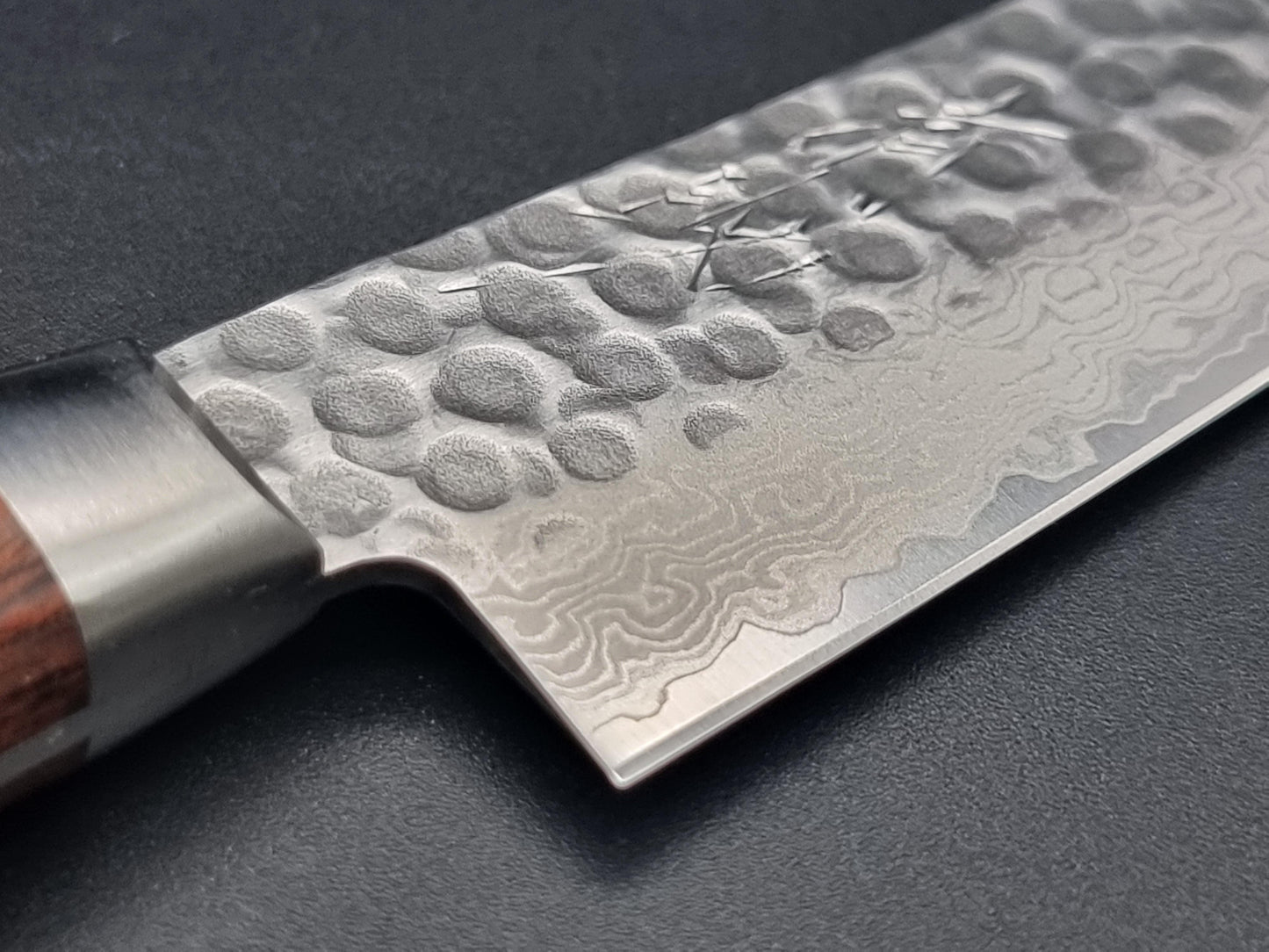 Seisuke Hamono VG10 Hammered Damascus 135mm Petty - The Sharp Chef