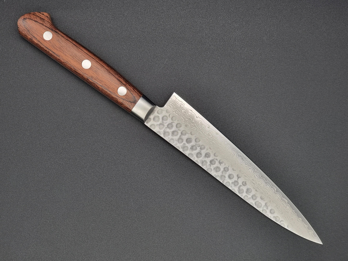 Seisuke Hamono VG10 Hammered Damascus 135mm Petty - The Sharp Chef