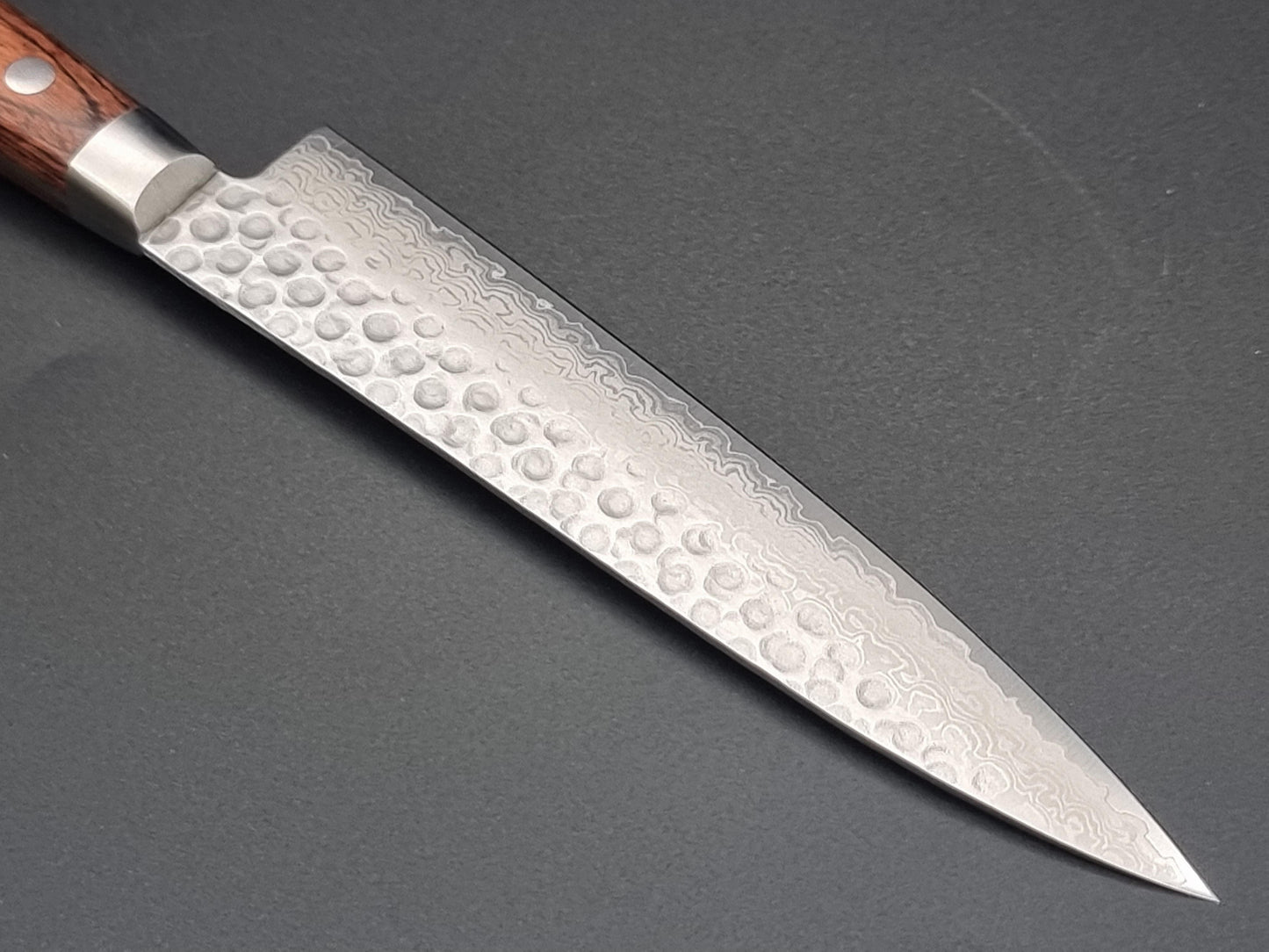 Seisuke Hamono VG10 Hammered Damascus 135mm Petty - The Sharp Chef