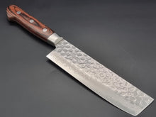 Seisuke Hamono VG10 Hammered Damascus 165mm Nakiri - The Sharp Chef