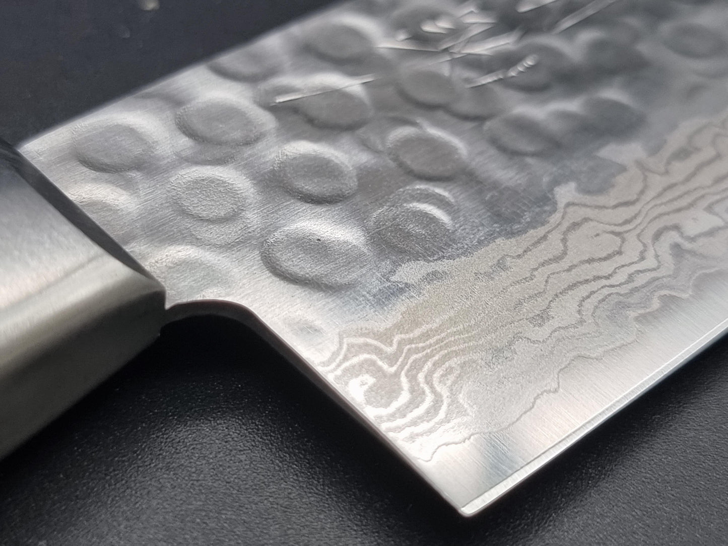 Seisuke Hamono VG10 Hammered Damascus 165mm Nakiri - The Sharp Chef