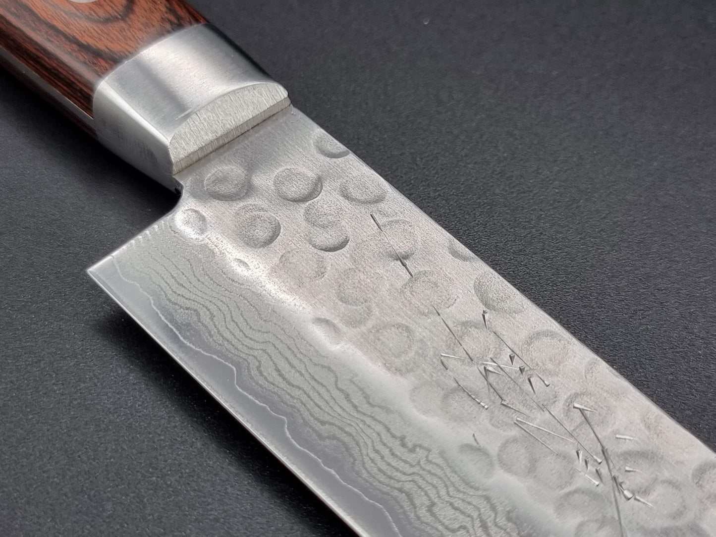 Seisuke Hamono VG10 Hammered Damascus 240mm Sujihiki - The Sharp Chef