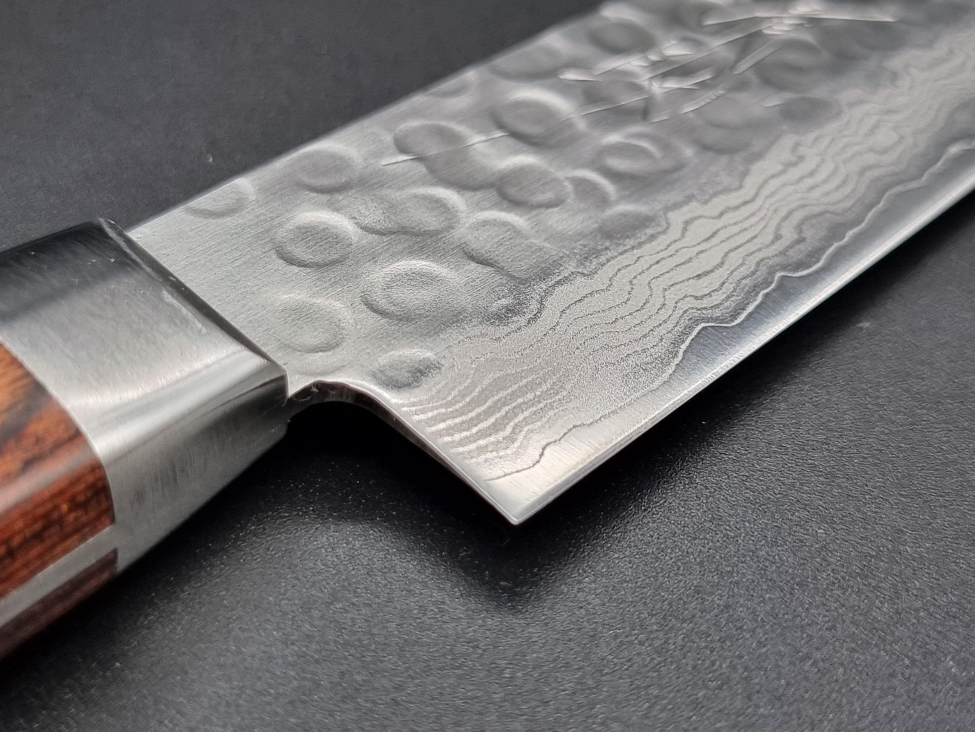 Seisuke Hamono VG10 Hammered Damascus 240mm Sujihiki - The Sharp Chef