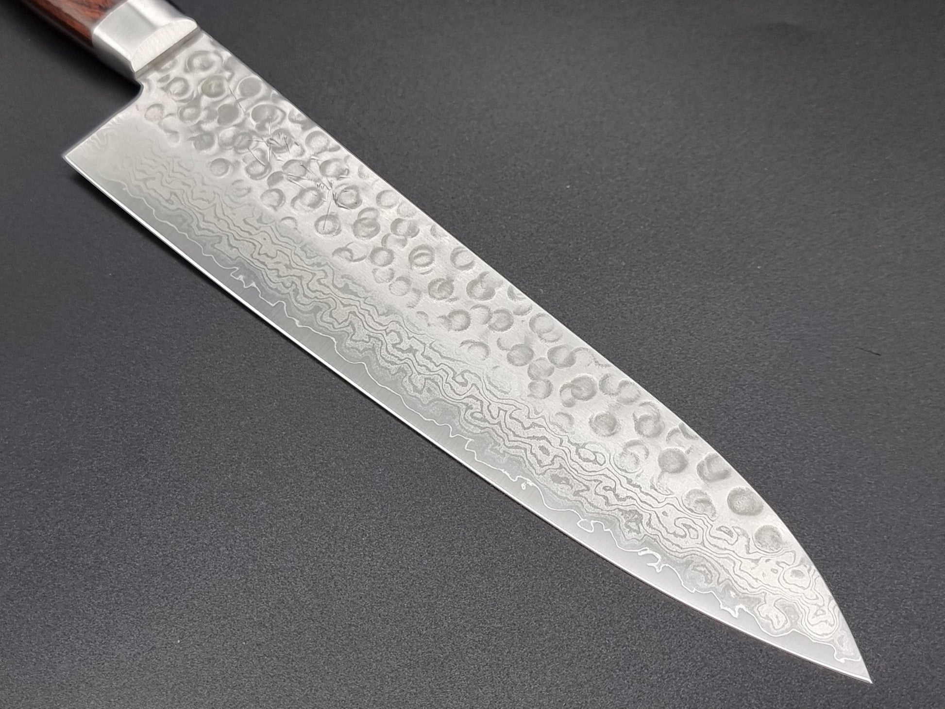 Seisuke Hamono VG10 Hammered Damascus Gyuto 240mm - The Sharp Chef