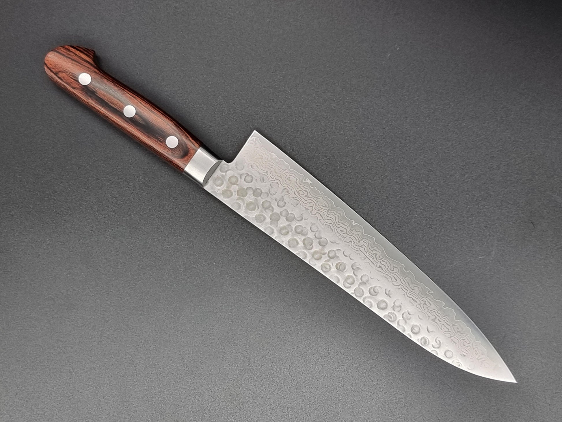 Seisuke Hamono VG10 Hammered Damascus Gyuto 240mm - The Sharp Chef