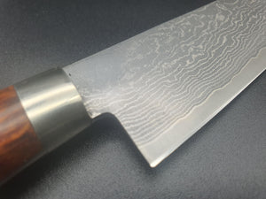Shigeki Tanaka R2/SG2 Damascus 135mm Petty Knife - The Sharp Chef