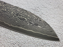 Shigeki Tanaka R2/SG2 Damascus 170mm Santoku Knife with Custom Handle - The Sharp Chef