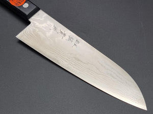 Shigeki Tanaka VG10 Damascus 170mm Santoku - The Sharp Chef