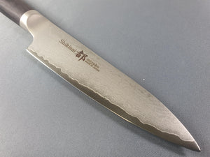 Shikisai MIYAKO Damascus 110mm Petty - The Sharp Chef