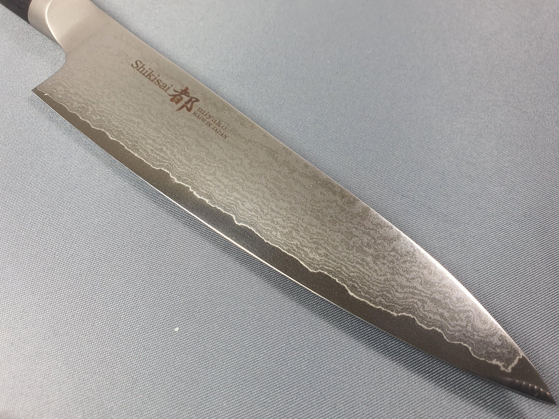 Shikisai MIYAKO Damascus 130mm Petty - The Sharp Chef