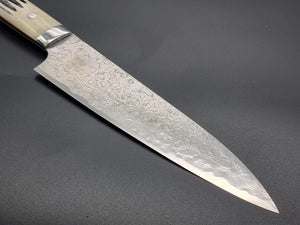 Takeshi Saji R2/SG2 Diamond Damascus 210mm Gyuto Knife with Special Handle - The Sharp Chef