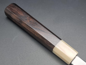 Tetsujin Blue 2 Kasumi 240mm Sujihiki with Ebony Buffalo Handle - The Sharp Chef