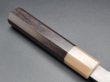 Tetsujin Blue 2 Metal Flow 210mm Kiritsuke Gyuto with Ebony Buffalo Handle - The Sharp Chef