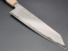 Tetsujin Blue 2 Metal Flow 210mm Kiritsuke Gyuto with Ebony Buffalo Handle - The Sharp Chef