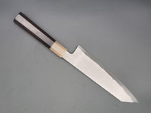 Tetsujin Blue 2 Metal Flow 210mm Kiritsuke Gyuto with Ebony Buffalo Handle - The Sharp Chef