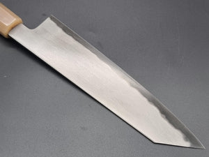 Tetsujin Blue 2 Metal Flow 210mm Kiritsuke Gyuto with Ebony Buffalo Handle - The Sharp Chef