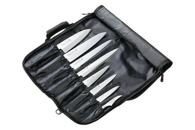 Tojiro Canvas Knife Roll for 8 Knives - The Sharp Chef