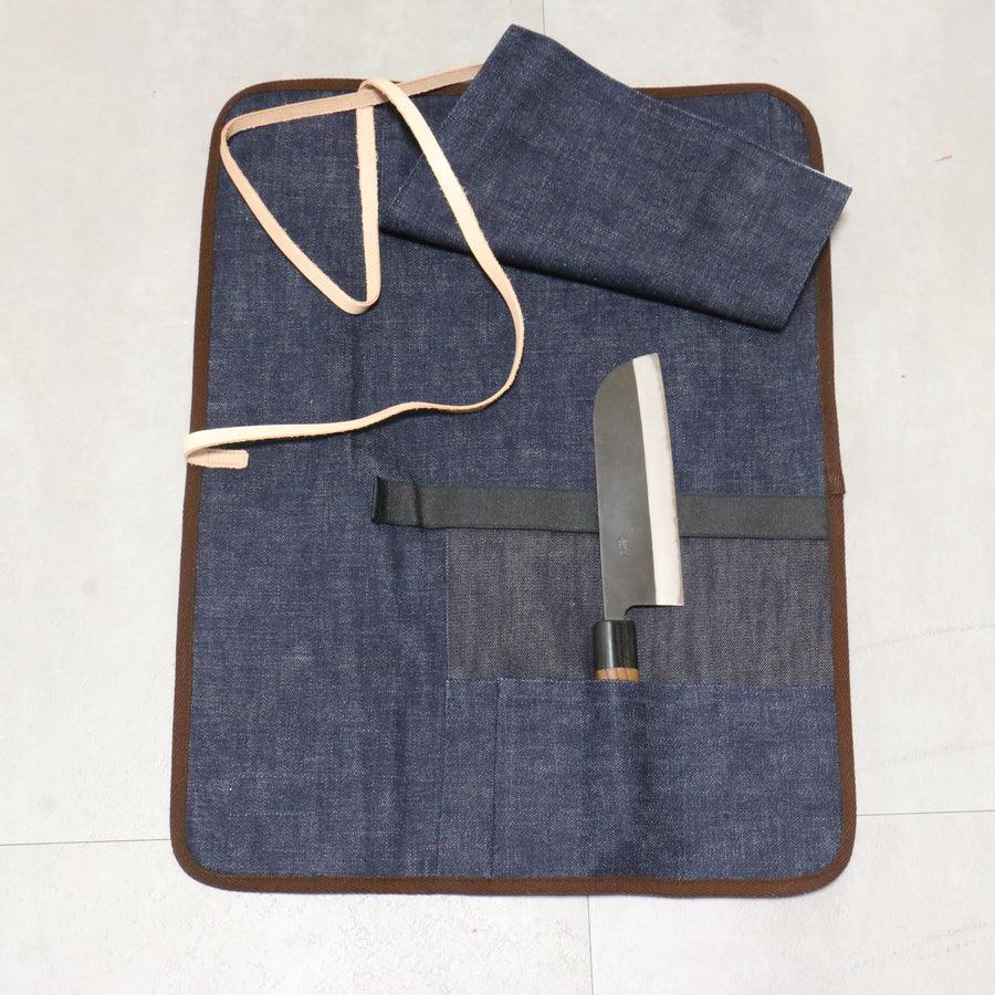 West Japan Tools Knife Roll for 3 Knives - The Sharp Chef