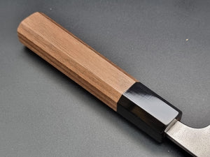 Yoshimi Kato AS Blue Super Nashiji 165mm Santoku - The Sharp Chef