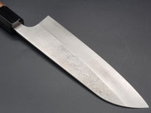 Yoshimi Kato AS Blue Super Nashiji 165mm Santoku - The Sharp Chef