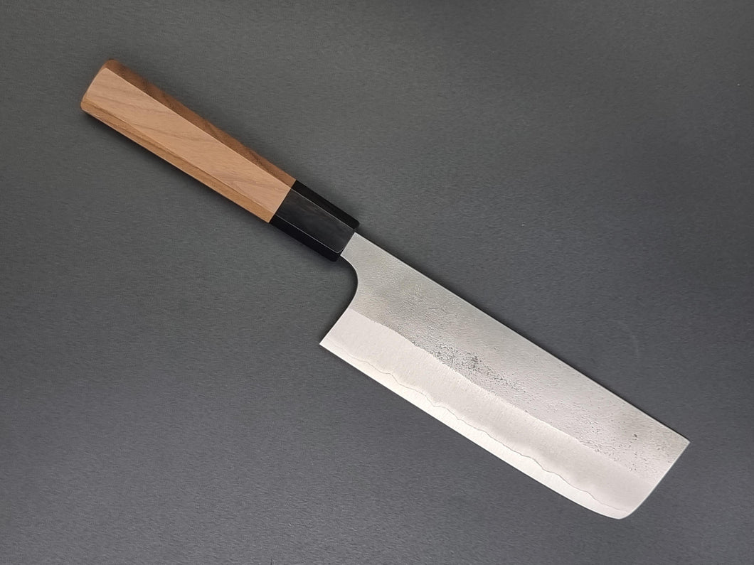 Yoshimi Kato AS Blue Super Nashiji 170mm Nakiri - The Sharp Chef