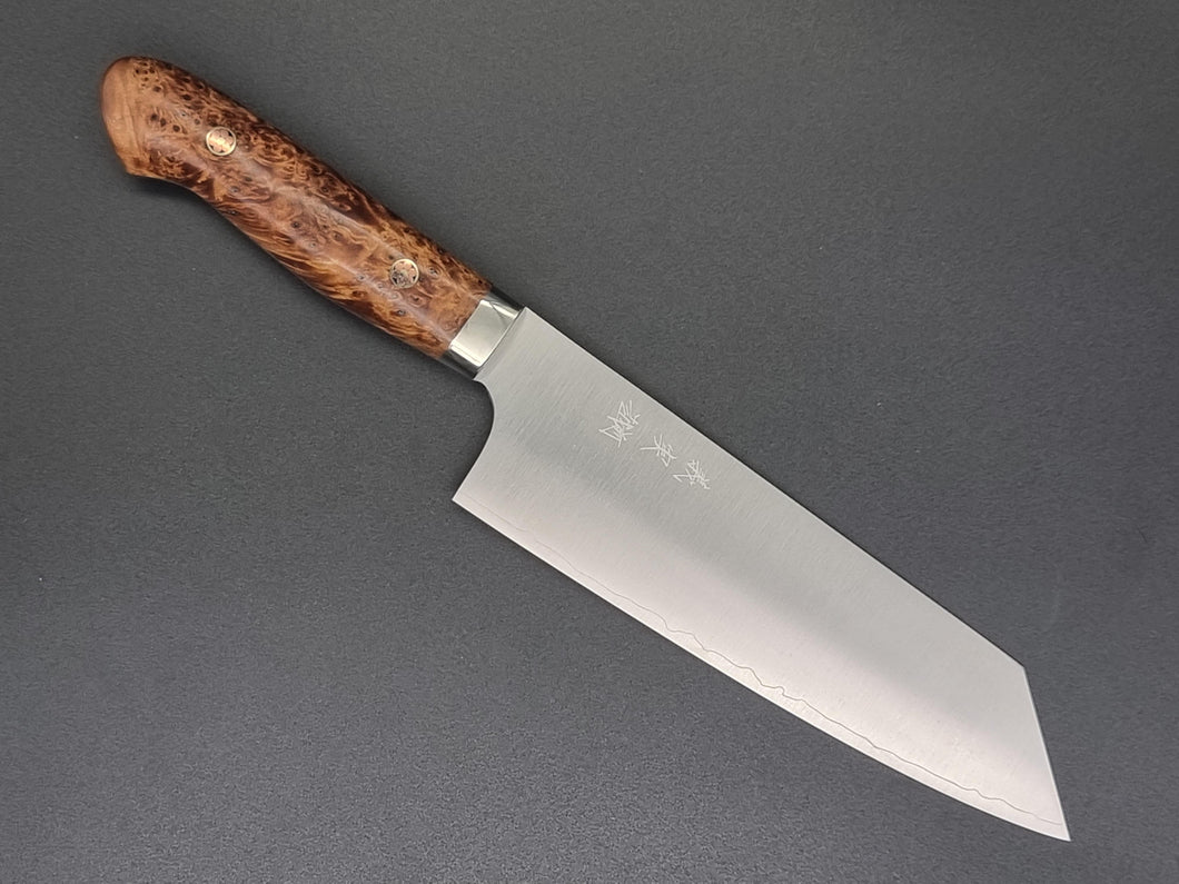 Yoshimi Kato R2/SG2 Migaki 180mm Bunka - The Sharp Chef