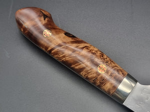 Yoshimi Kato R2/SG2 Tsuchime 180mm Bunka - The Sharp Chef