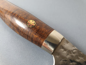 Yu Kurosaki Senko R2/SG2 180mm Santoku with Special Ironwood Handle - The Sharp Chef