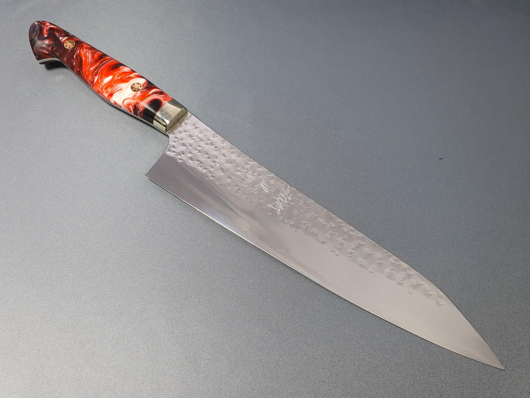 Yu Kurosaki Senko R2/SG2 210mm Kiritsuke Gyuto Knife with Custom Handle - The Sharp Chef
